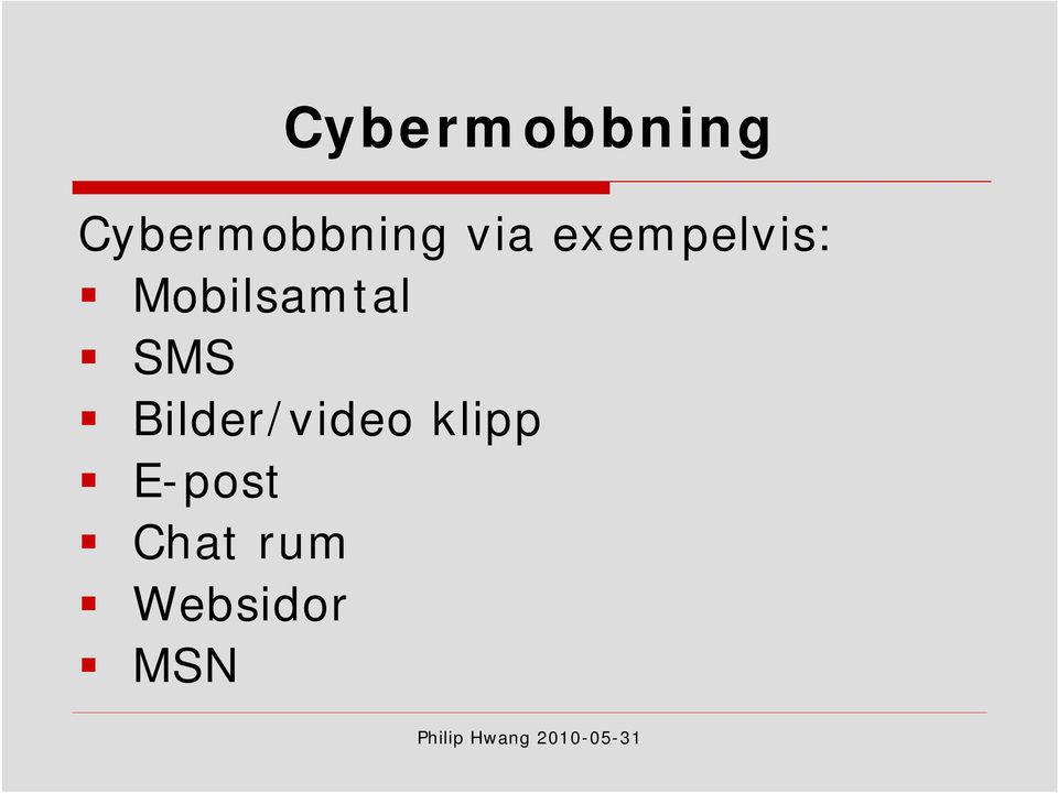 Mobilsamtal SMS