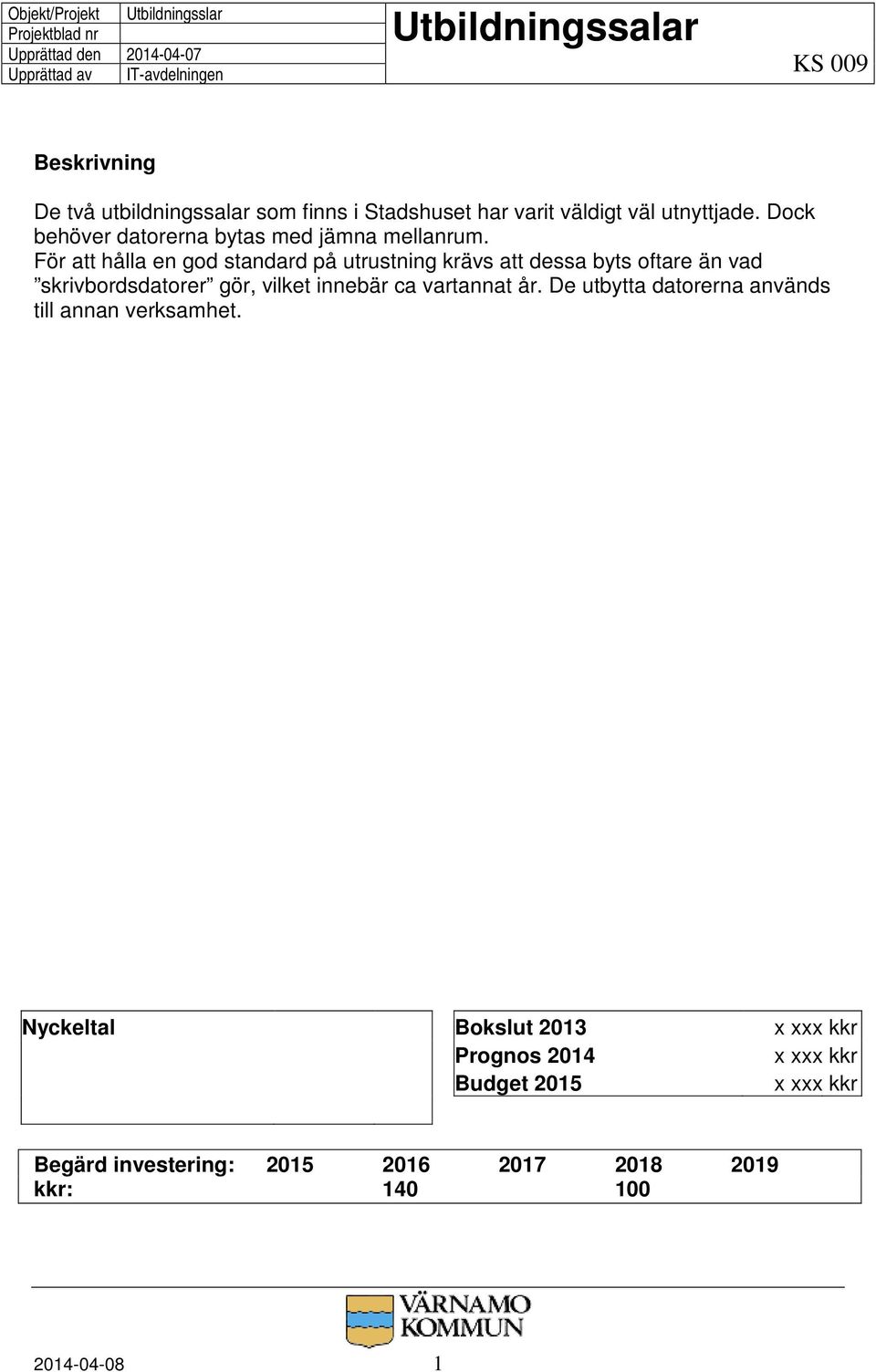 Dock behöver datorerna bytas med jämna mellanrum.