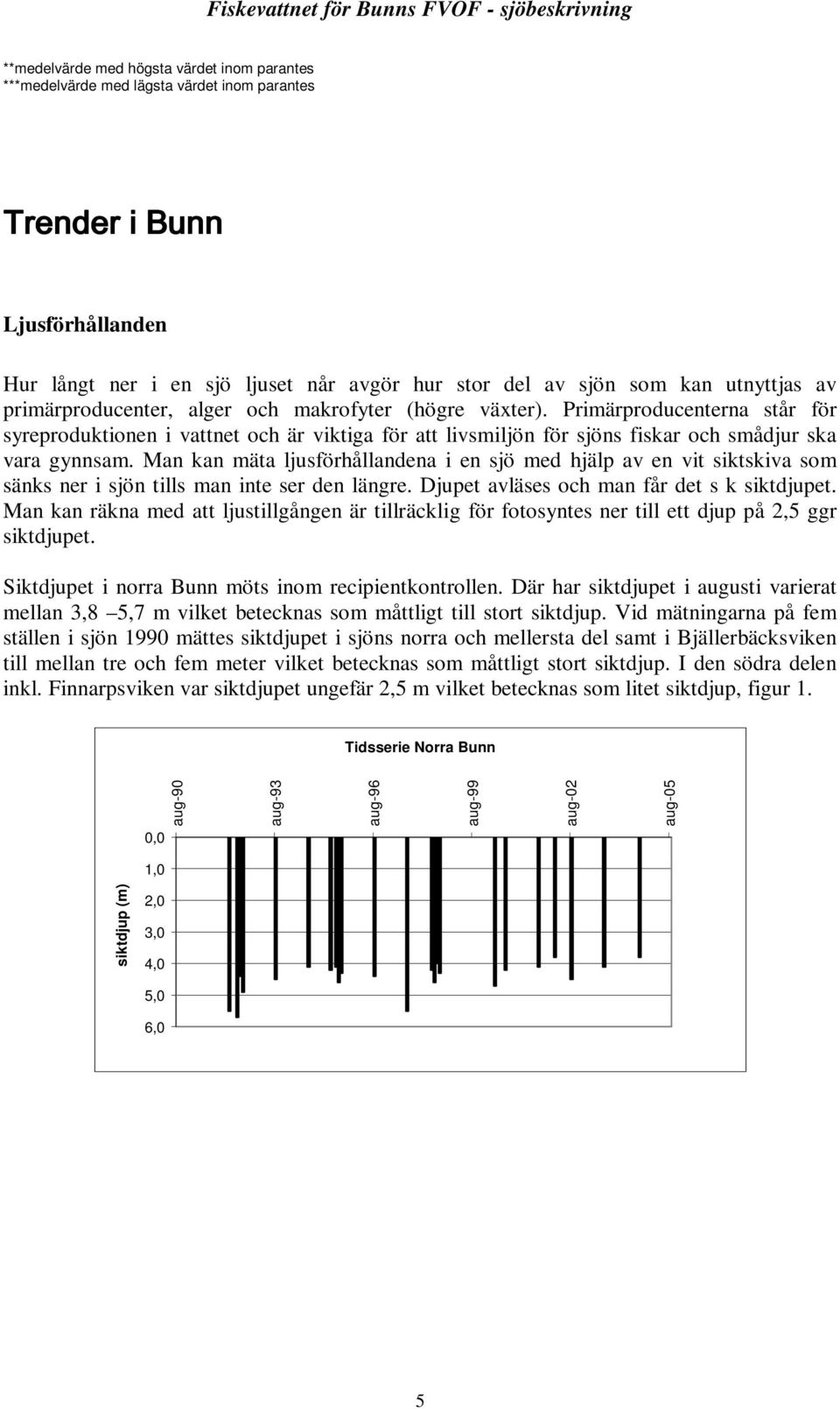 Primärproducenterna står för syreproduktionen i vattnet och är viktiga för att livsmiljön för sjöns fiskar och smådjur ska vara gynnsam.