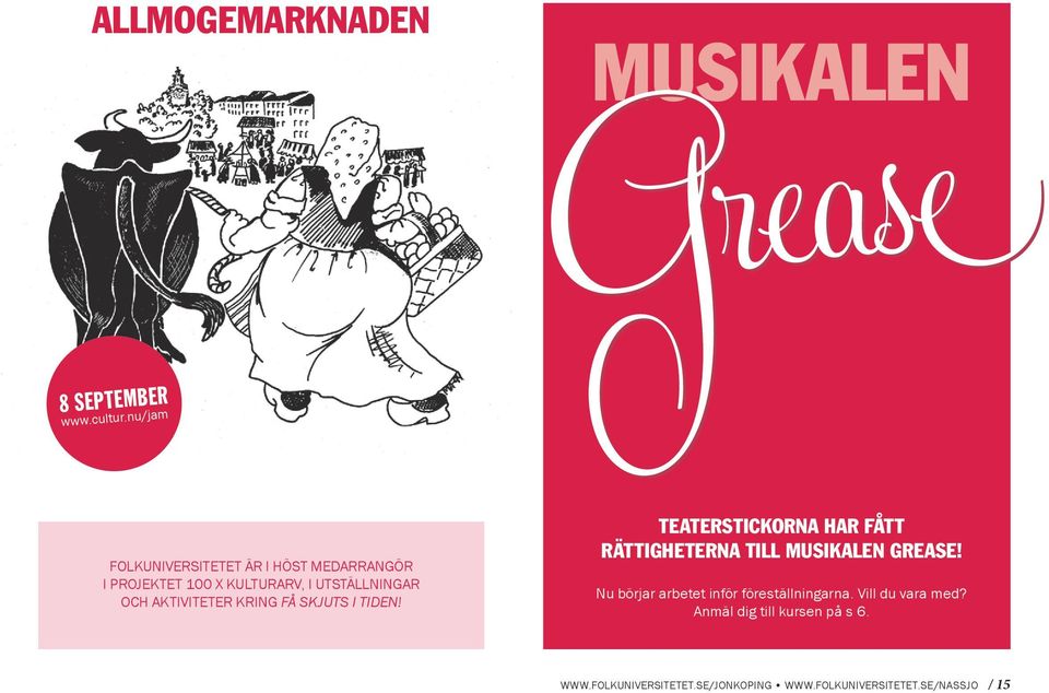 AKTIVITETER KRING FÅ SKJUTS I TIDEN! TEATERSTICKORNA HAR FÅTT RÄTTIGHETERNA TILL MUSIKALEN GREASE!