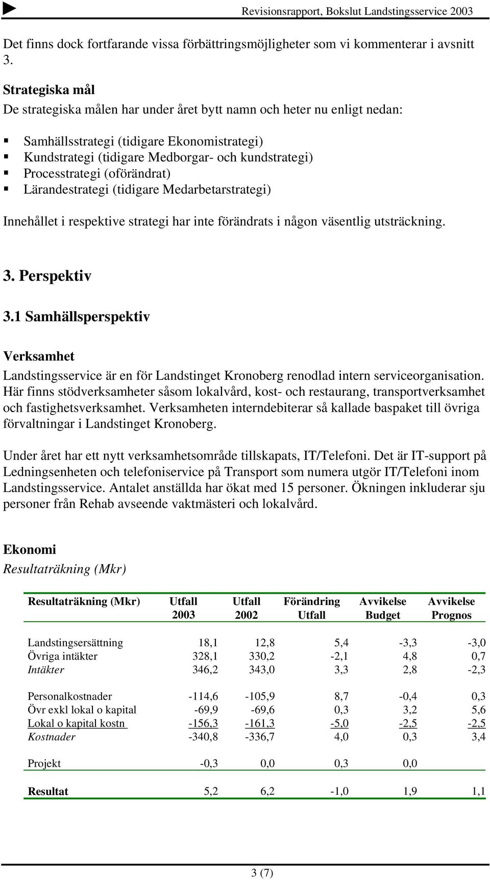 (oförändrat) Lärandestrategi (tidigare Medarbetarstrategi) Innehållet i respektive strategi har inte förändrats i någon väsentlig utsträckning. 3. Perspektiv 3.