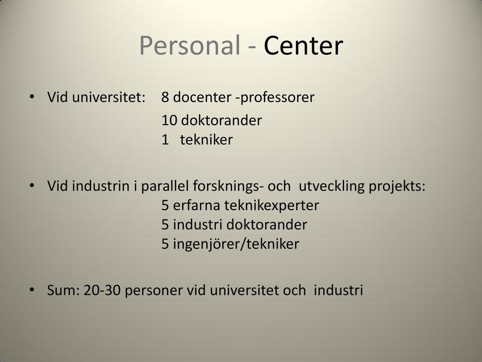 utveckling projekts: 5 erfarna teknikexperter 5 industri