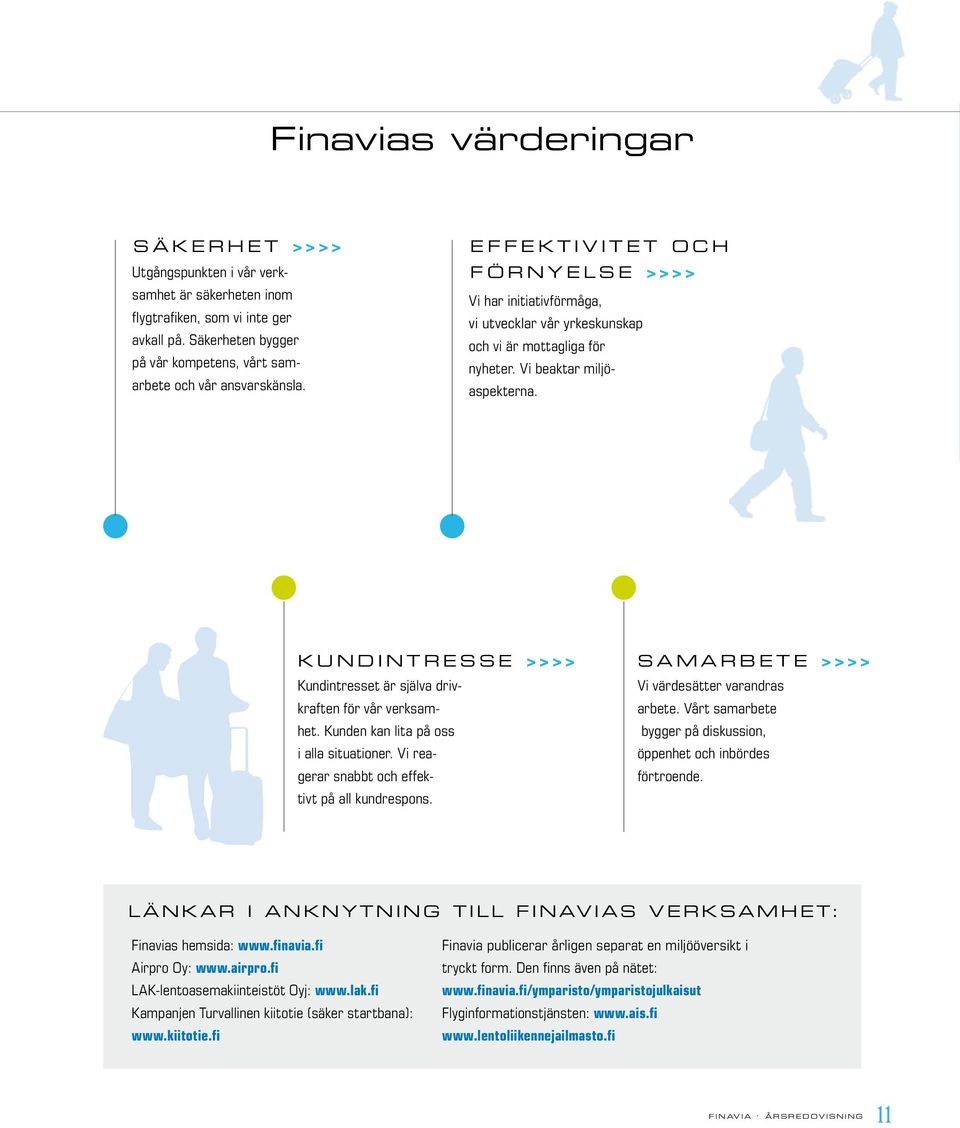 E f f e k t i v i t e t o c h f ö r n y e l s e > > > > Vi har initiativförmåga, vi utvecklar vår yrkeskunskap och vi är mottagliga för nyheter. Vi beaktar miljöaspekterna.