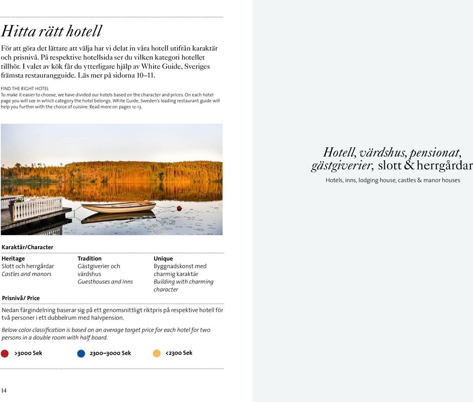 FIND THE RIGHT HOTEL To make it easier to choose, we have divided our hotels based on the character and prices. On each hotel page you will see in which category the hotel belongs.