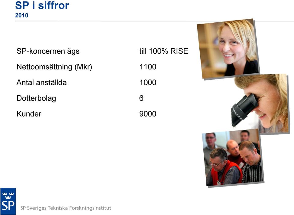 Nettoomsättning (Mkr) 1100