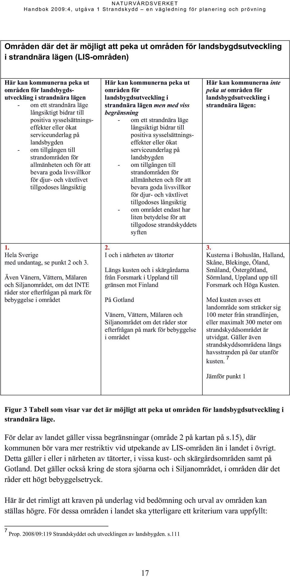 livsvillkor för djur- och växtlivet tillgodoses långsiktig 1. Hela Sverige med undantag, se punkt 2 och 3.