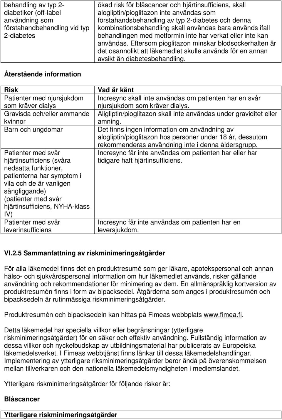 Eftersom pioglitazon minskar blodsockerhalten är det osannolikt att läkemedlet skulle används för en annan avsikt än diabetesbehandling.