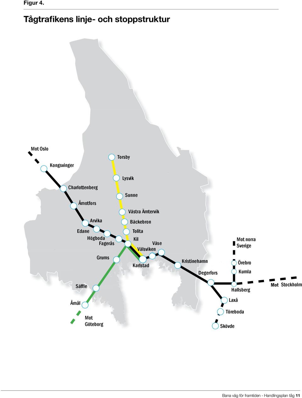 Åmotfors Sunne Västra Ämtervik Arvika Bäckebron Edane Högboda Fagerås Grums Tolita Kil Väse