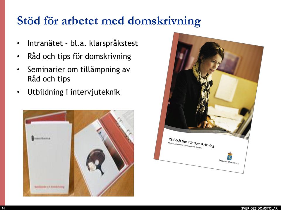 domskrivning Seminarier om tillämpning av Råd