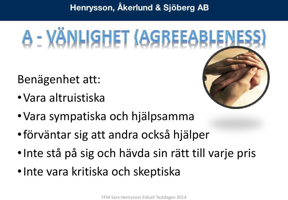 andra också hjälper Inte stå på sig och hävda