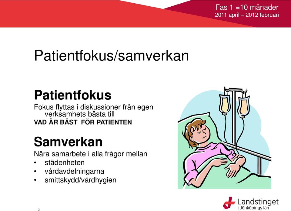 bästa till VAD ÄR BÄST FÖR PATIENTEN Samverkan Nära samarbete i