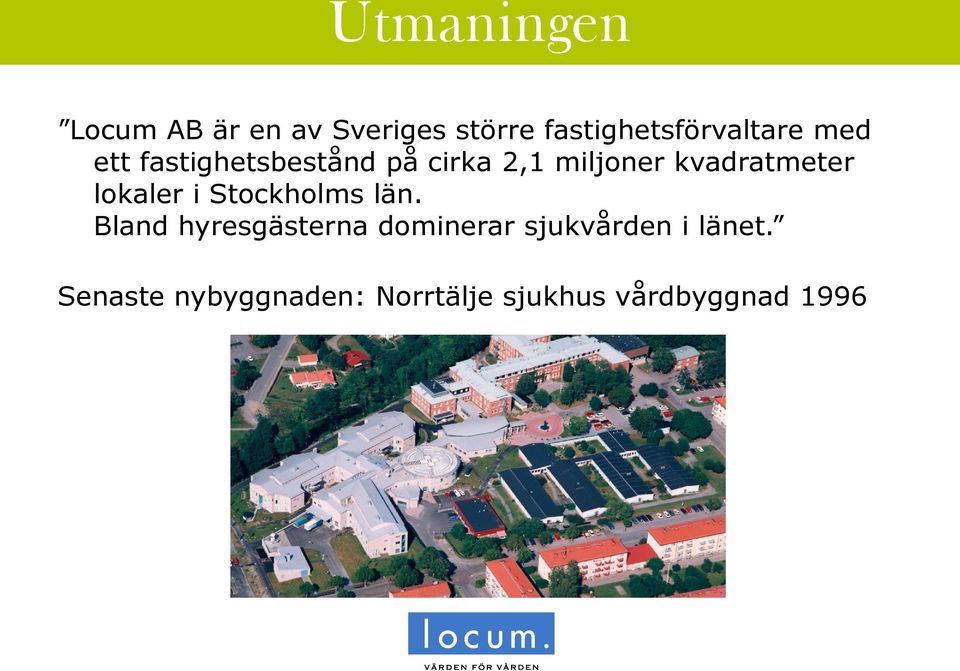 miljoner kvadratmeter lokaler i Stockholms län.