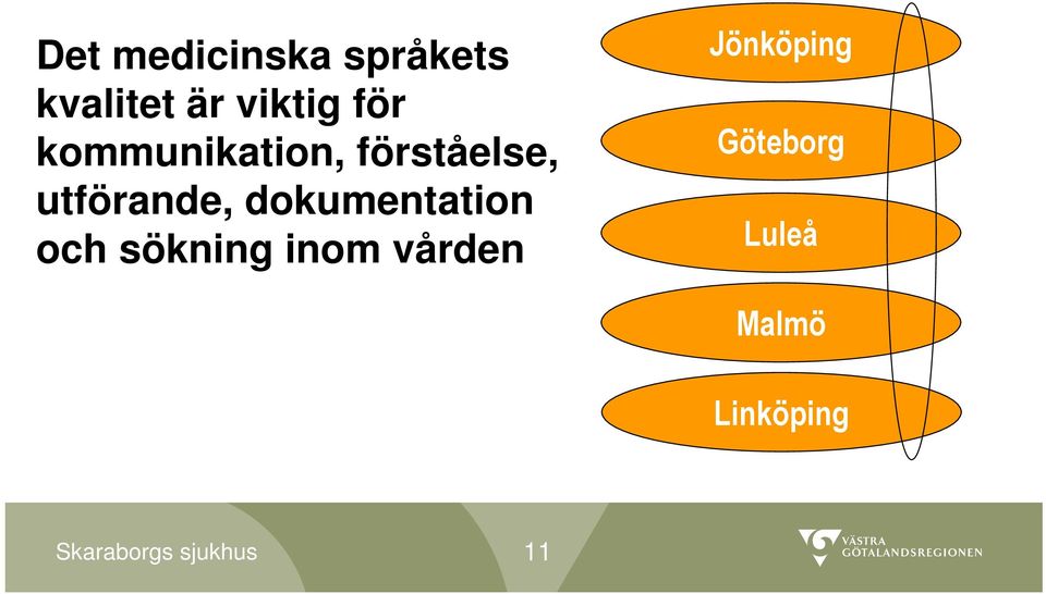 utförande, dokumentation och sökning inom