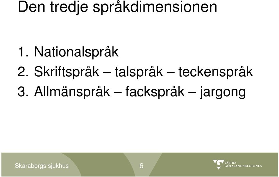 Skriftspråk talspråk