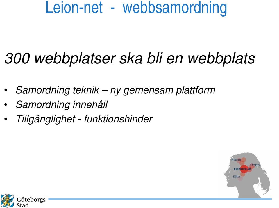 Samordning teknik ny gemensam