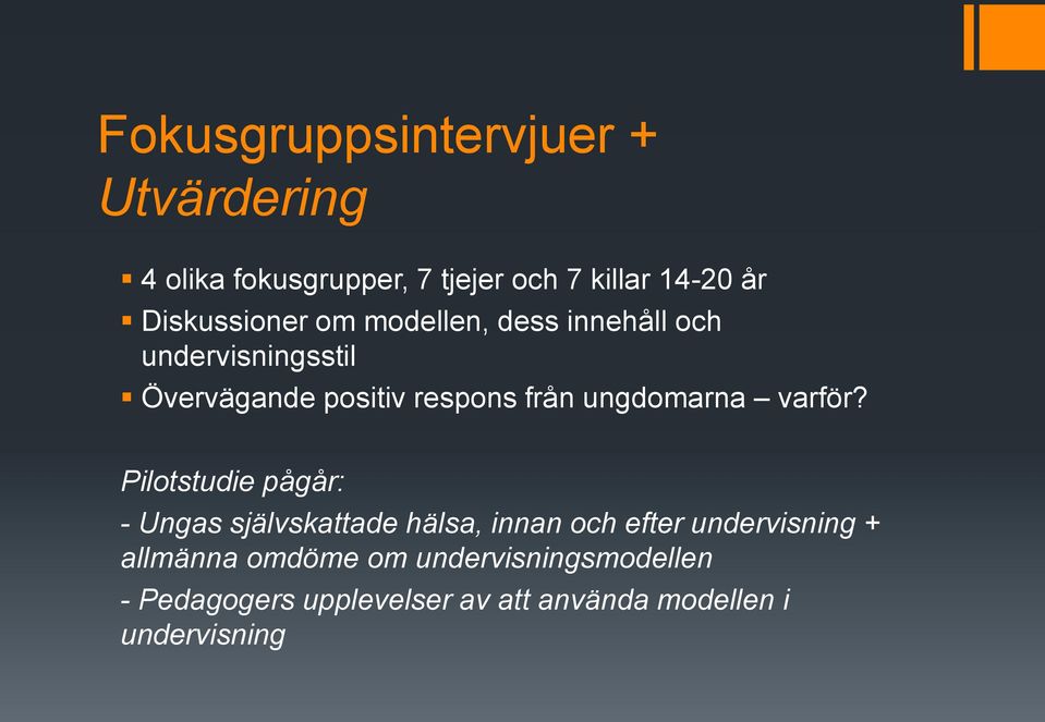 ungdomarna varför?
