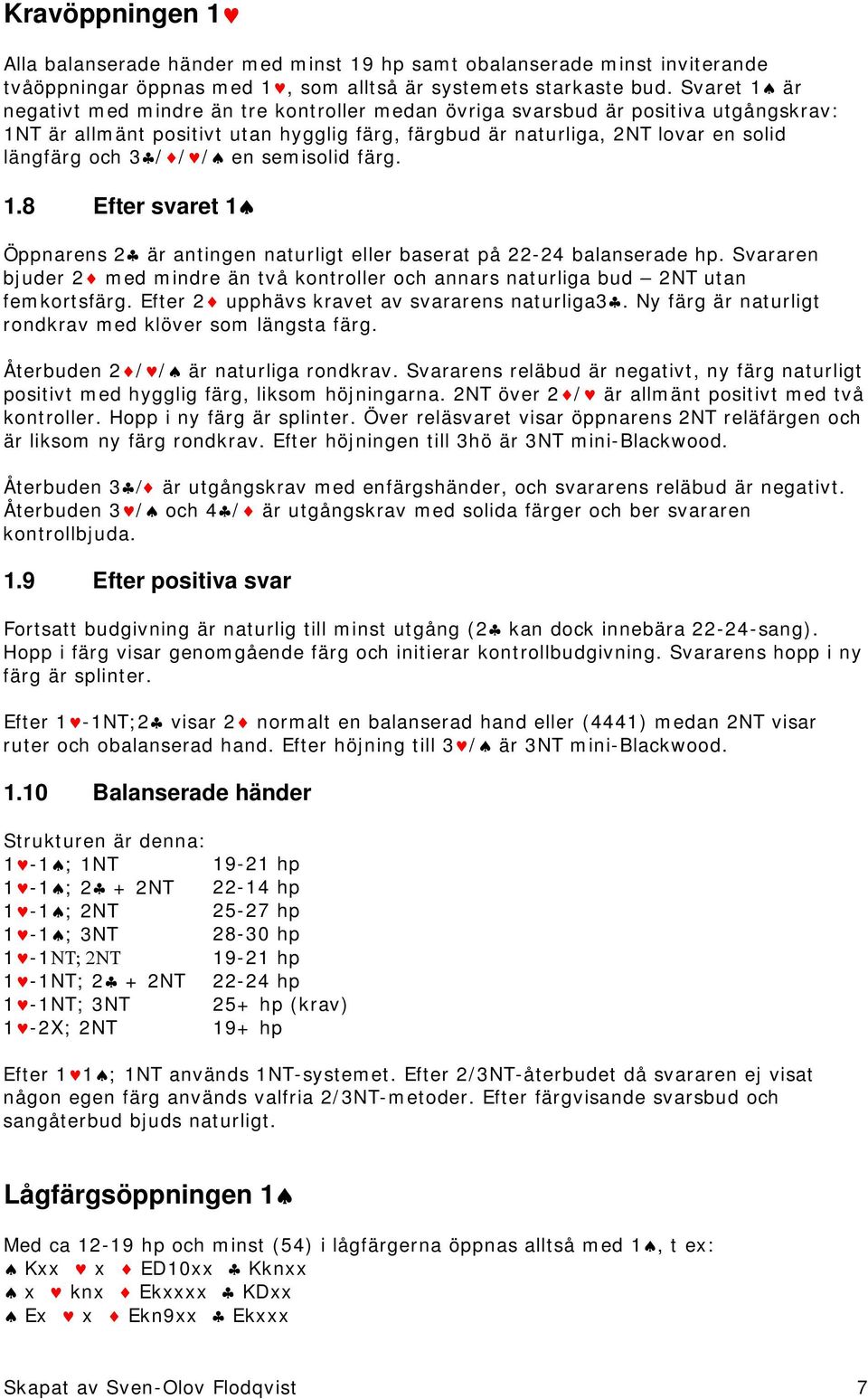 en semisolid färg. 1.8 Efter svaret Öppnarens 2 är antingen naturligt eller baserat på 22-24 balanserade hp.