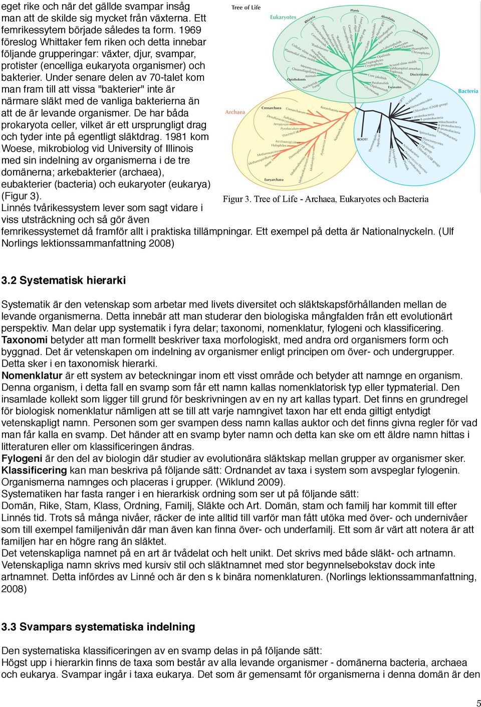 Under senare delen av 70-talet kom man fram till att vissa "bakterier" inte är närmare släkt med de vanliga bakterierna än att de är levande organismer.