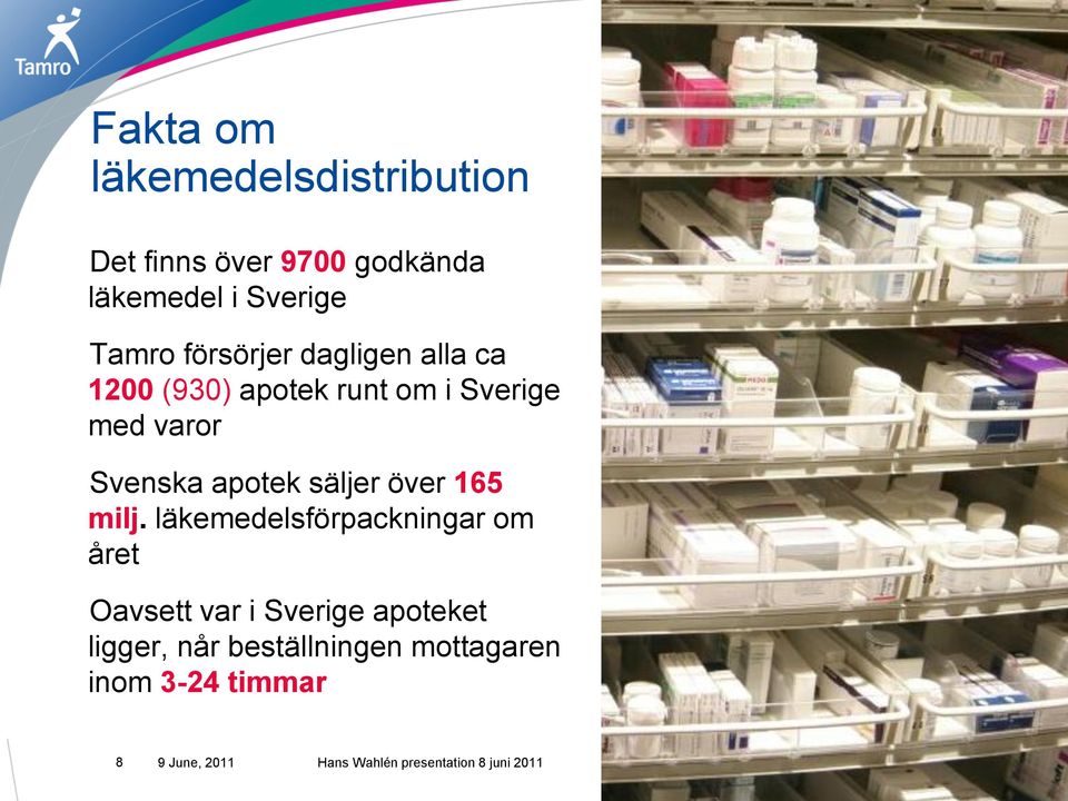Svenska apotek säljer över 165 milj.