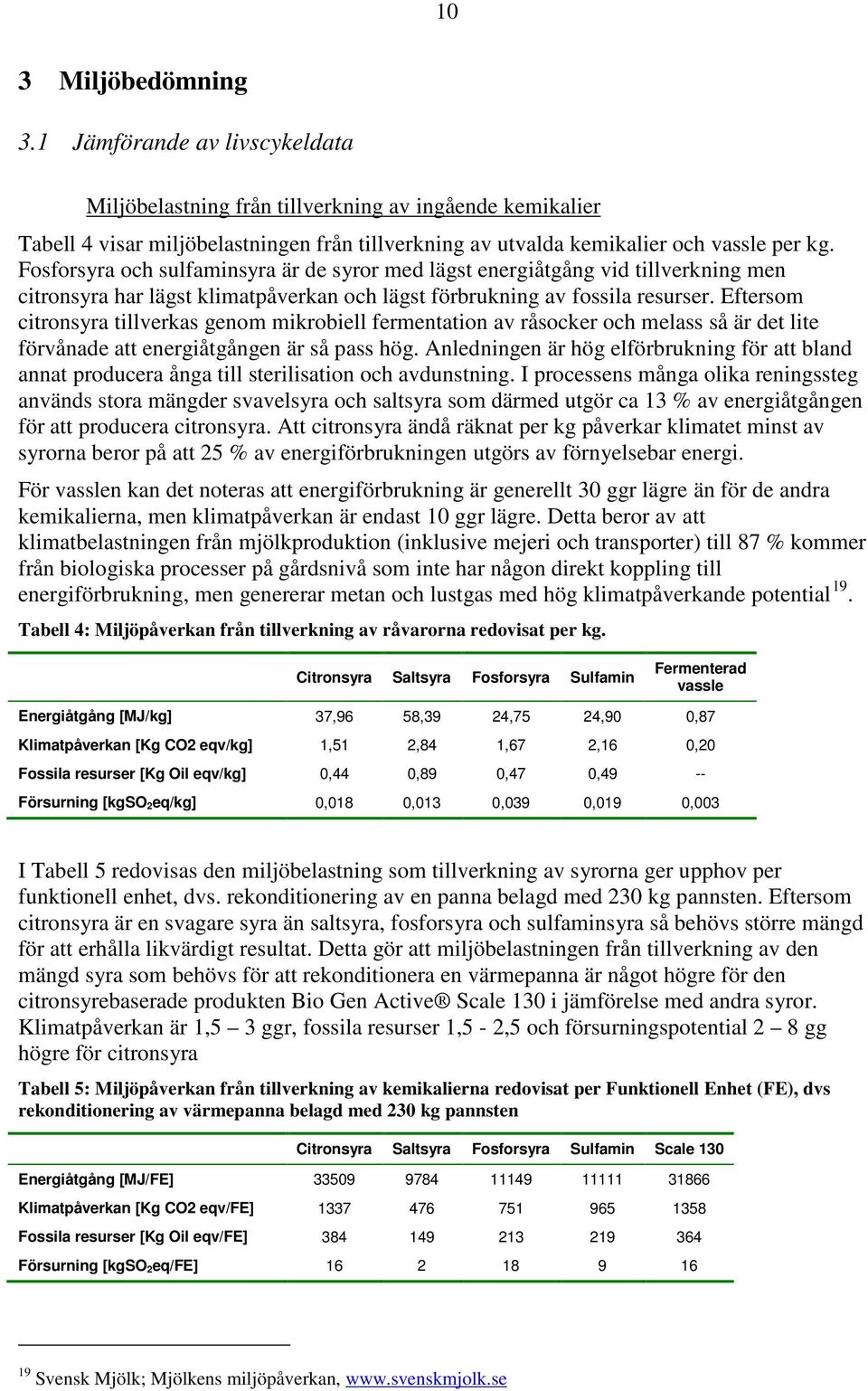 Eftersom citronsyra tillverkas genom mikrobiell fermentation av råsocker och melass så är det lite förvånade att energiåtgången är så pass hög.
