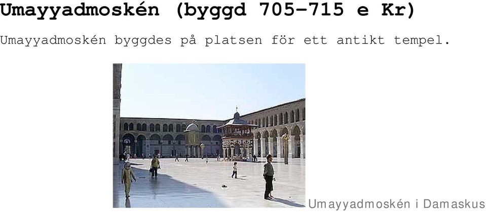 på platsen för ett antikt