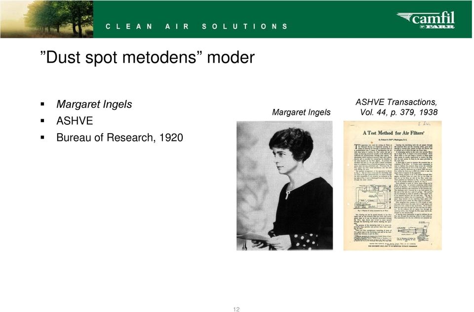 Research, 1920 Margaret Ingels