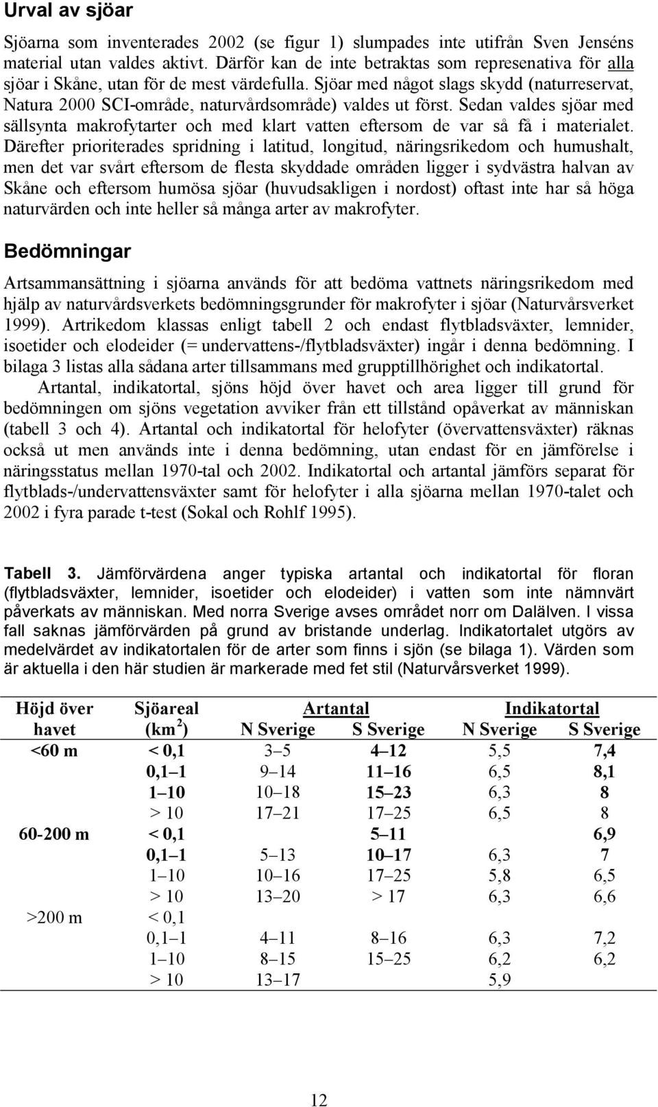 Sjöar med något slags skydd (naturreservat, Natura 2000 SCI-område, naturvårdsområde) valdes ut först.