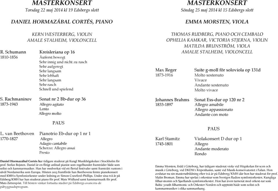 Rachmaninov Sonat nr 2 Bb-dur op 36 1873-1943 Allegro agitato Lento Allegro molto L.