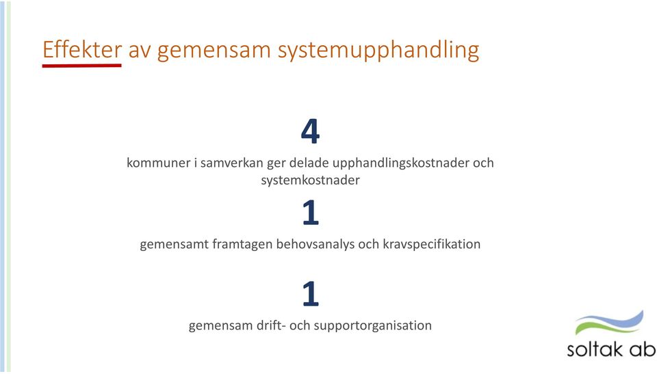 systemkostnader 1 gemensamt framtagen behovsanalys