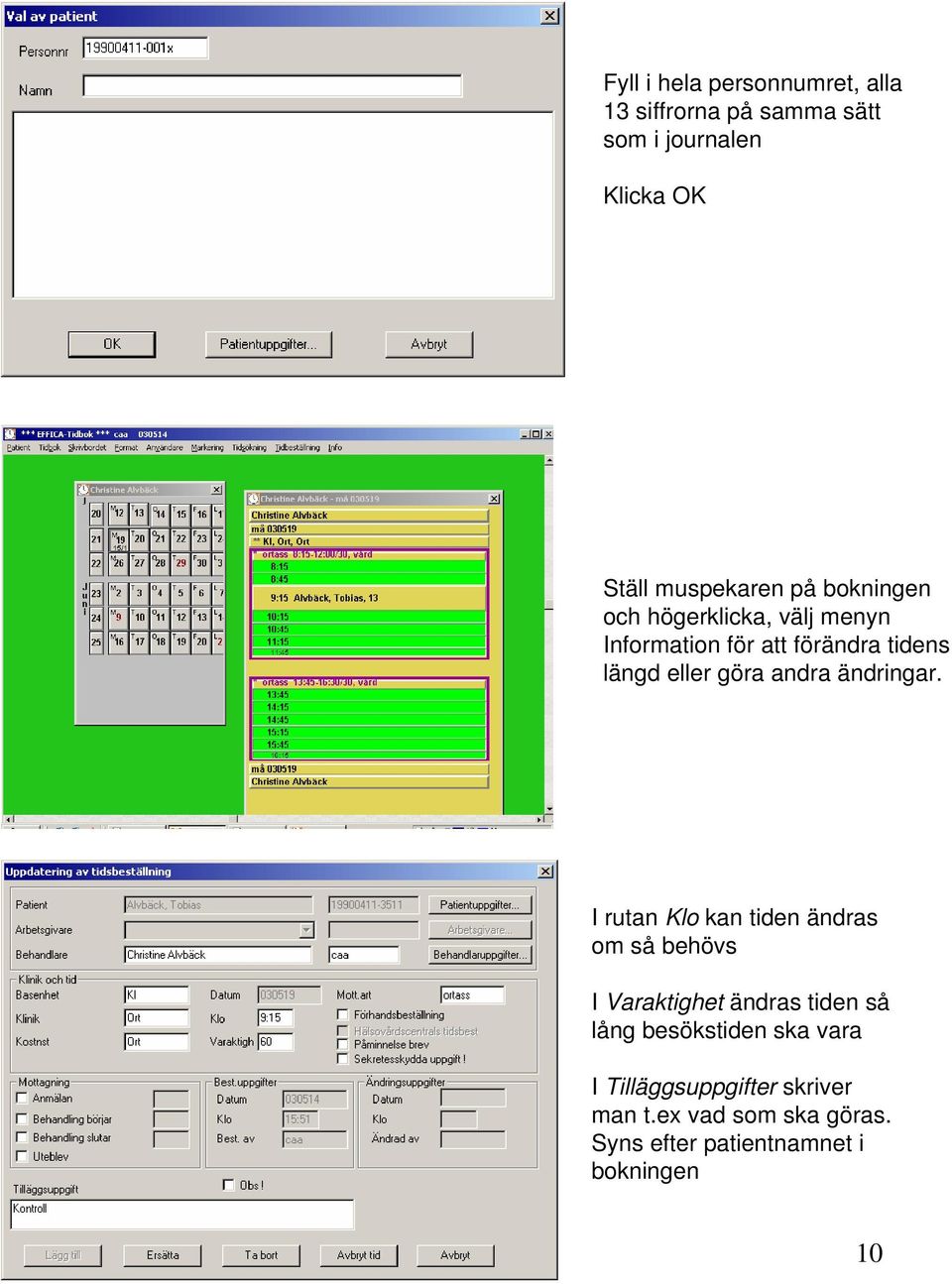 ändringar.