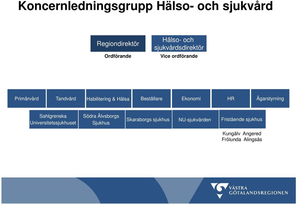 Beställare Ekonomi HR Ägarstyrning Sahlgrenska Universitetssjukhuset Södra