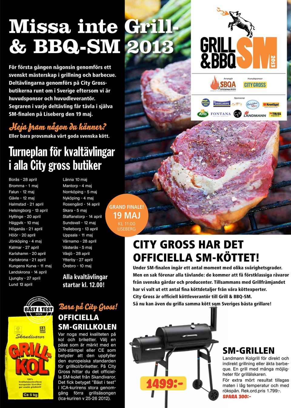Heja fram någon du känner? Eller bara provsmaka vårt goda svenska kött.