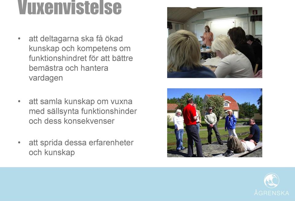 hantera vardagen att samla kunskap om vuxna med sällsynta