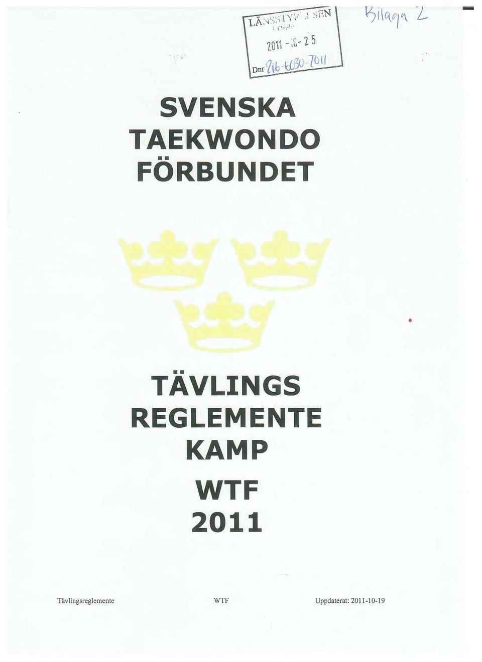 ....JI TAVLINGS REGLEMENTE KAMP WTF 2011