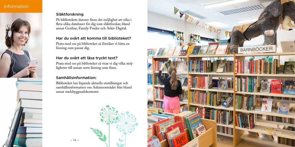 Prata med oss på biblioteket så försöker vi hitta en lösning som passar dig. Har du svårt att läsa tryckt text?