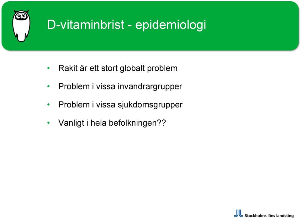 vissa invandrargrupper Problem i vissa