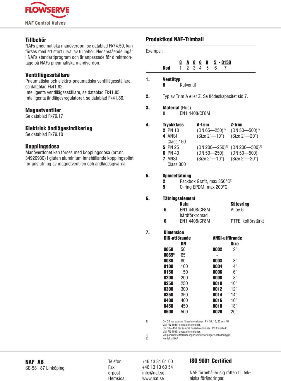 Ventillägesställare Pneumatiska och elektro-pneumatiska ventillägesställare, se datablad Fk41.82. Intelligenta ventillägesställare, se datablad Fk41.85.