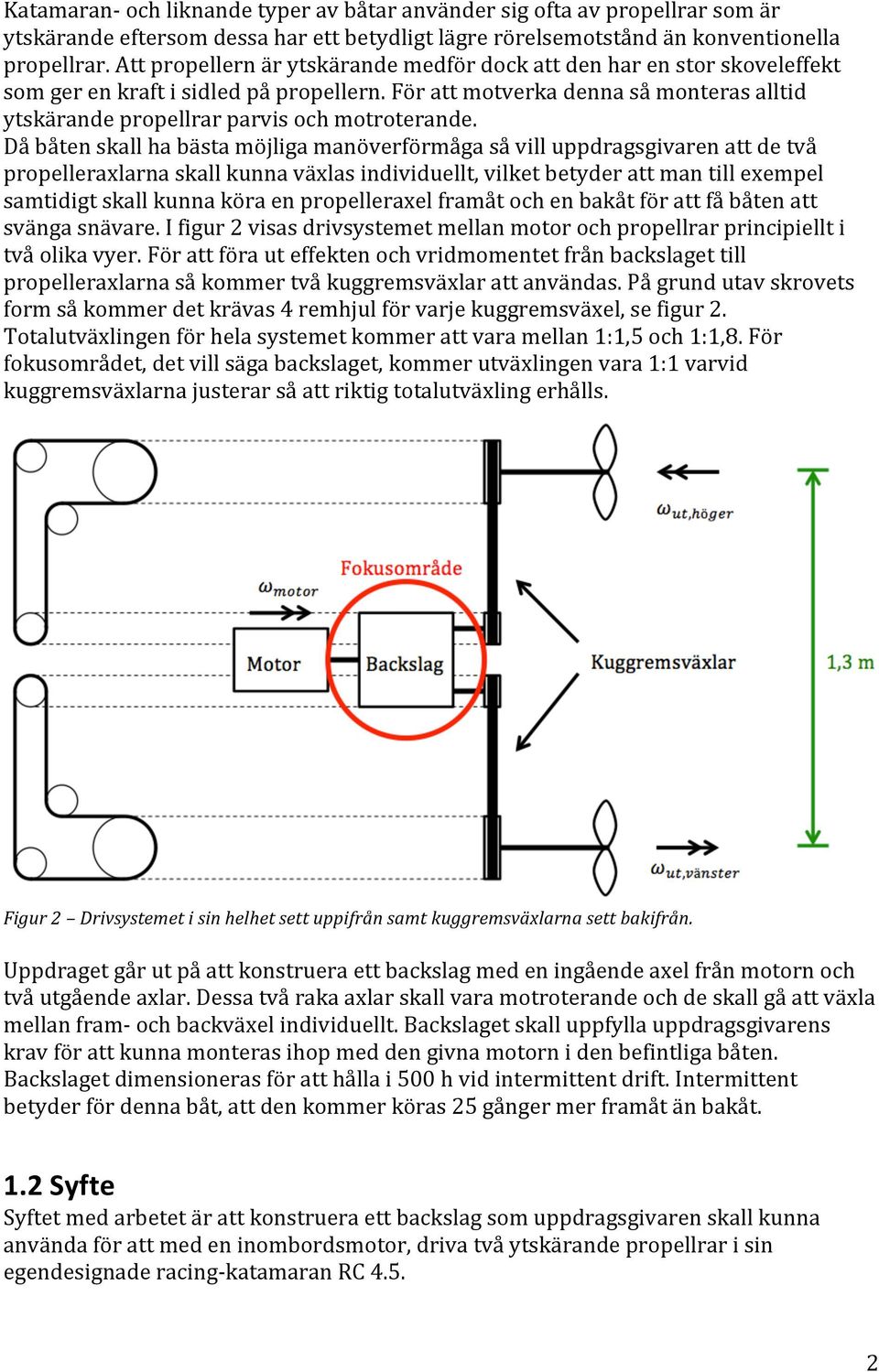 För att motverka denna så monteras alltid ytskärande propellrar parvis och motroterande.