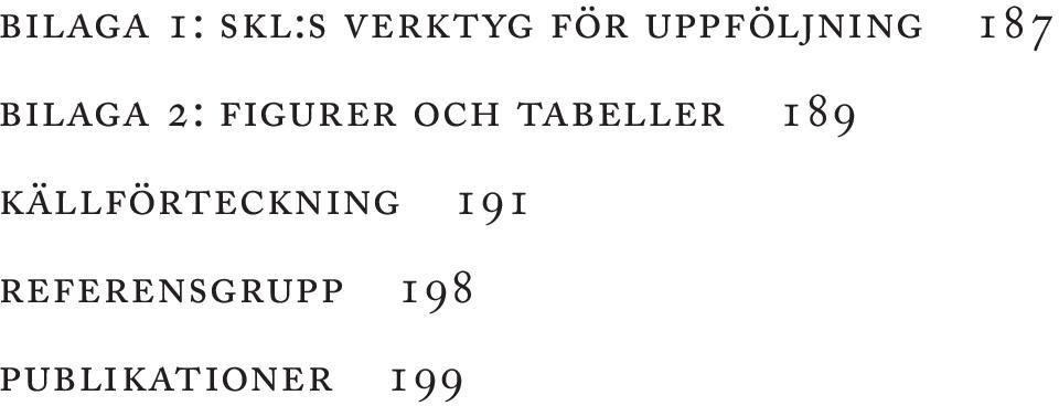 och tabeller 189 källförteckning