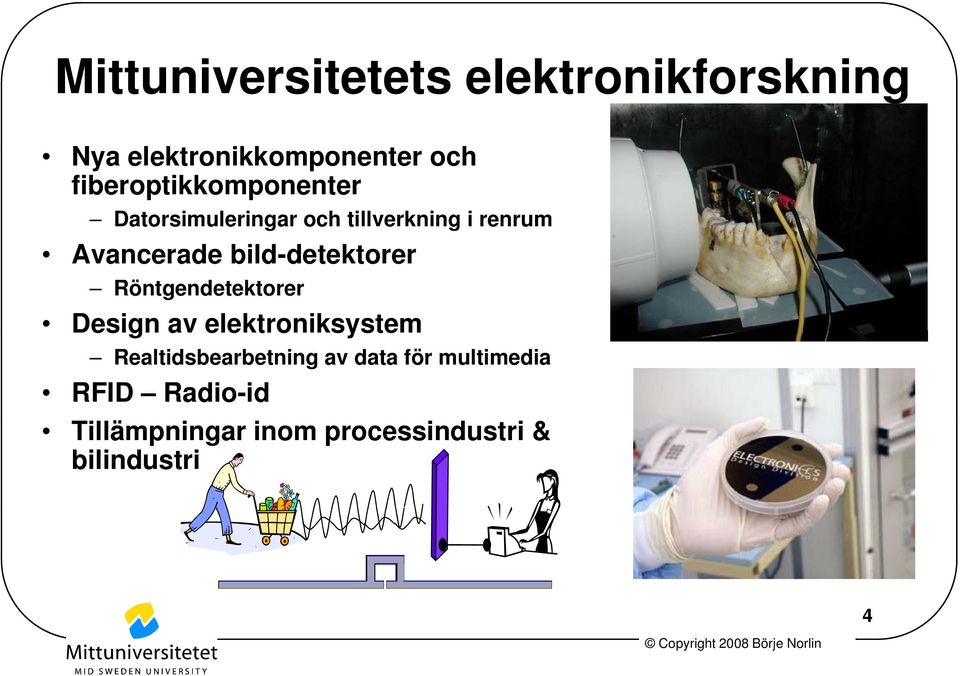 bild-detektorer Röntgendetektorer Design av elektroniksystem Realtidsbearbetning