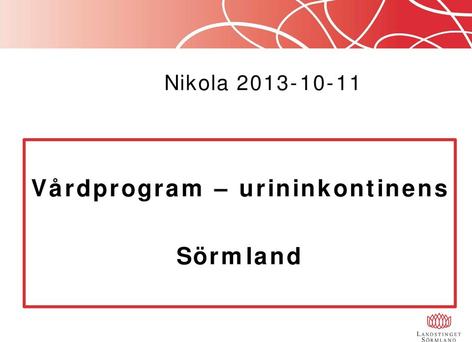 Vårdprogram