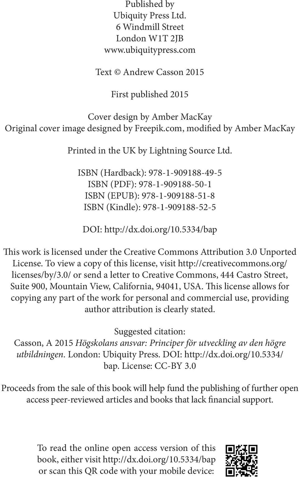 ISBN (Hardback): 978-1-909188-49-5 ISBN (PDF): 978-1-909188-50-1 ISBN (EPUB): 978-1-909188-51-8 ISBN (Kindle): 978-1-909188-52-5 DOI: http://dx.doi.org/10.