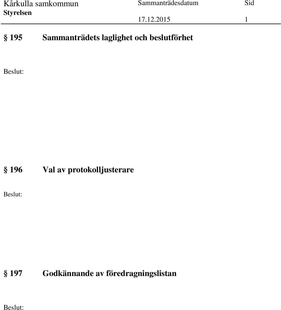 196 Val av