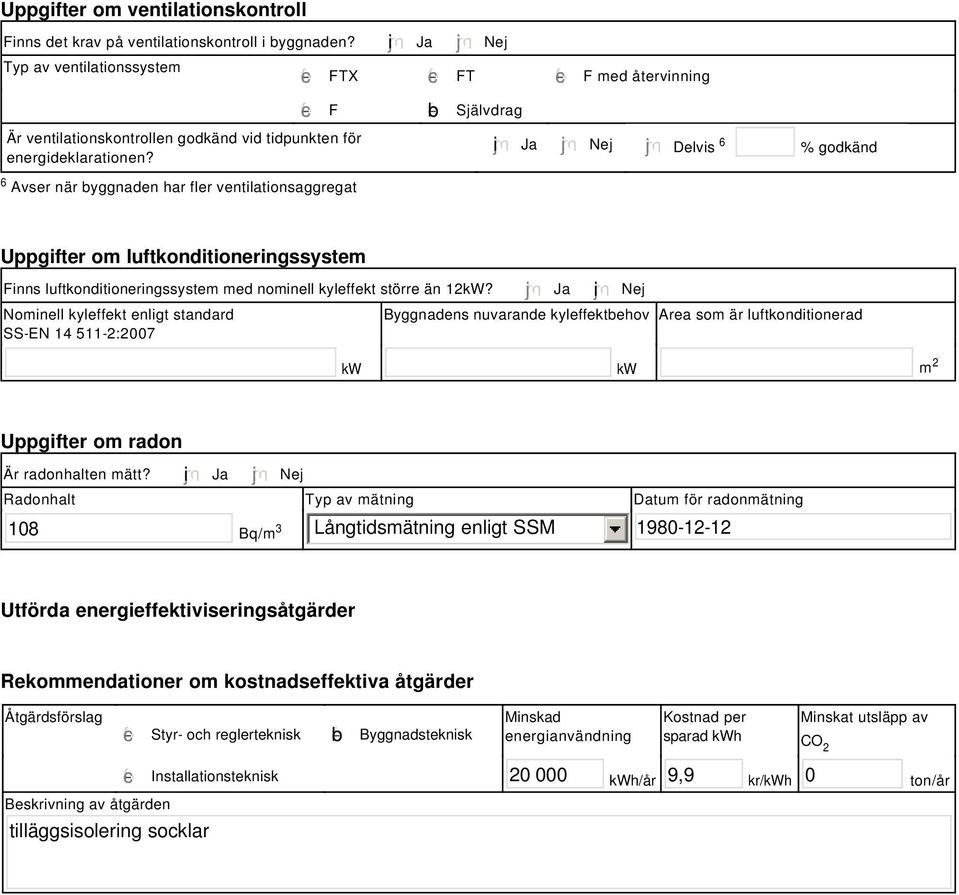 nominell kyleffekt större än 12kW?