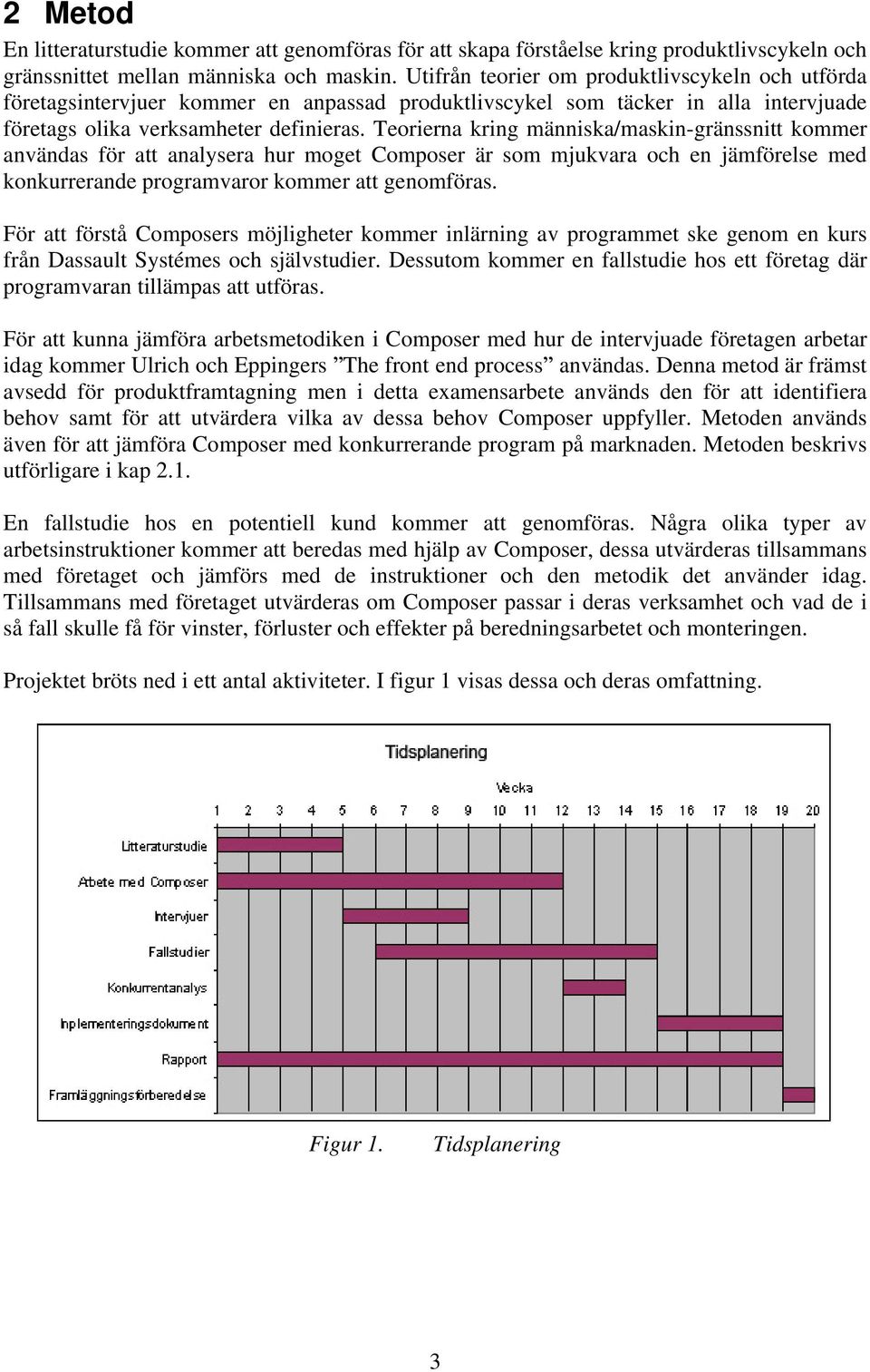 Teorierna kring människa/maskin-gränssnitt kommer användas för att analysera hur moget Composer är som mjukvara och en jämförelse med konkurrerande programvaror kommer att genomföras.