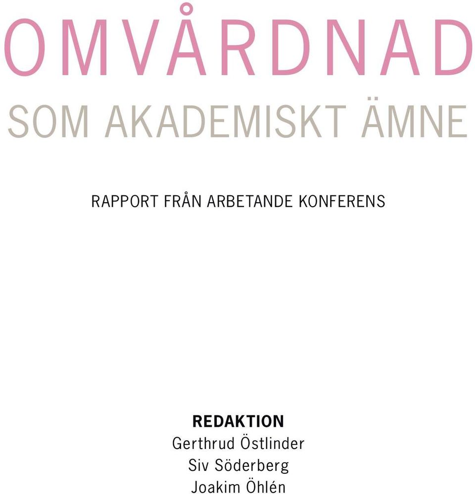 konferens Redaktion Gerthrud