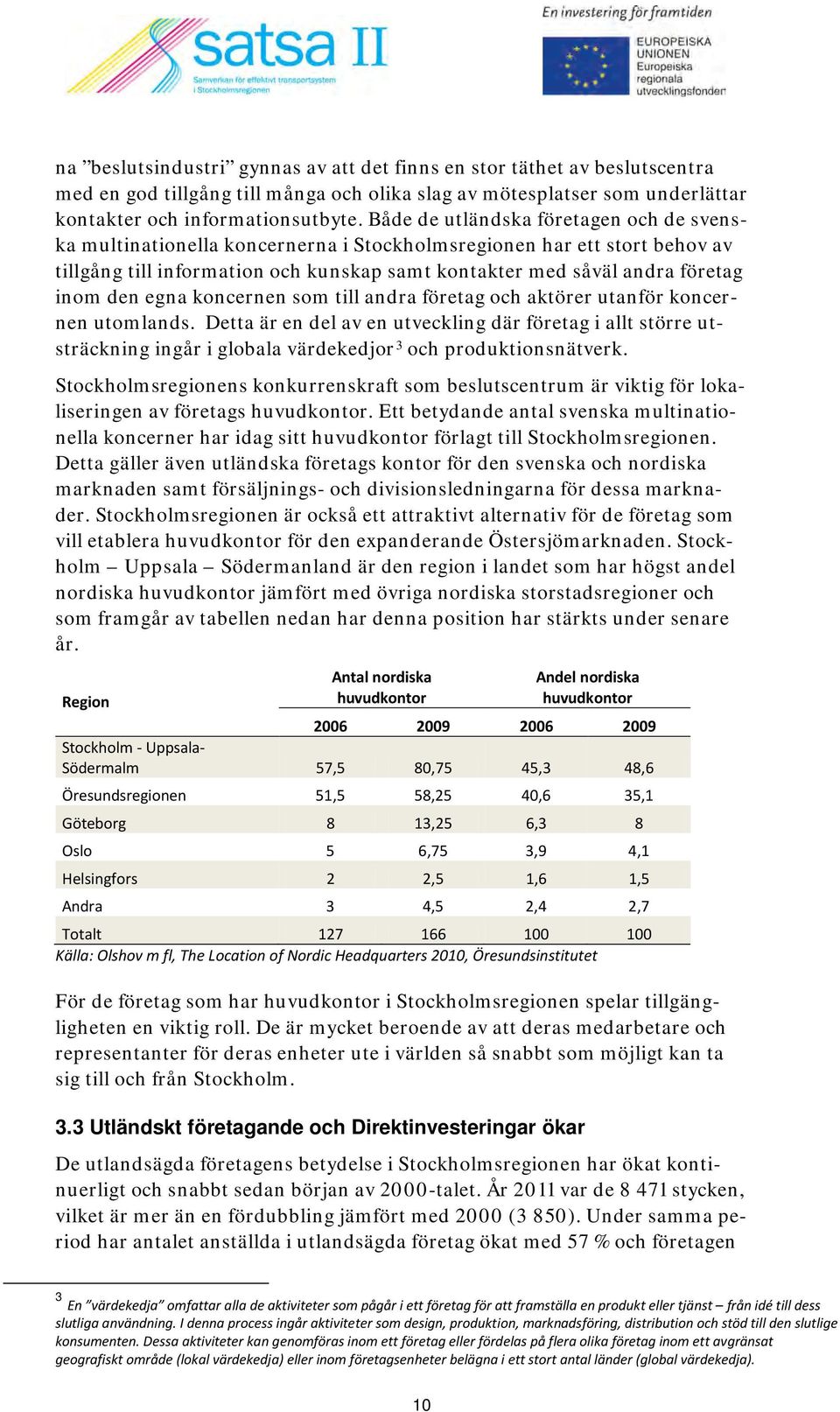 den egna koncernen som till andra företag och aktörer utanför koncernen utomlands.