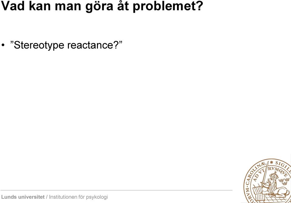 problemet?