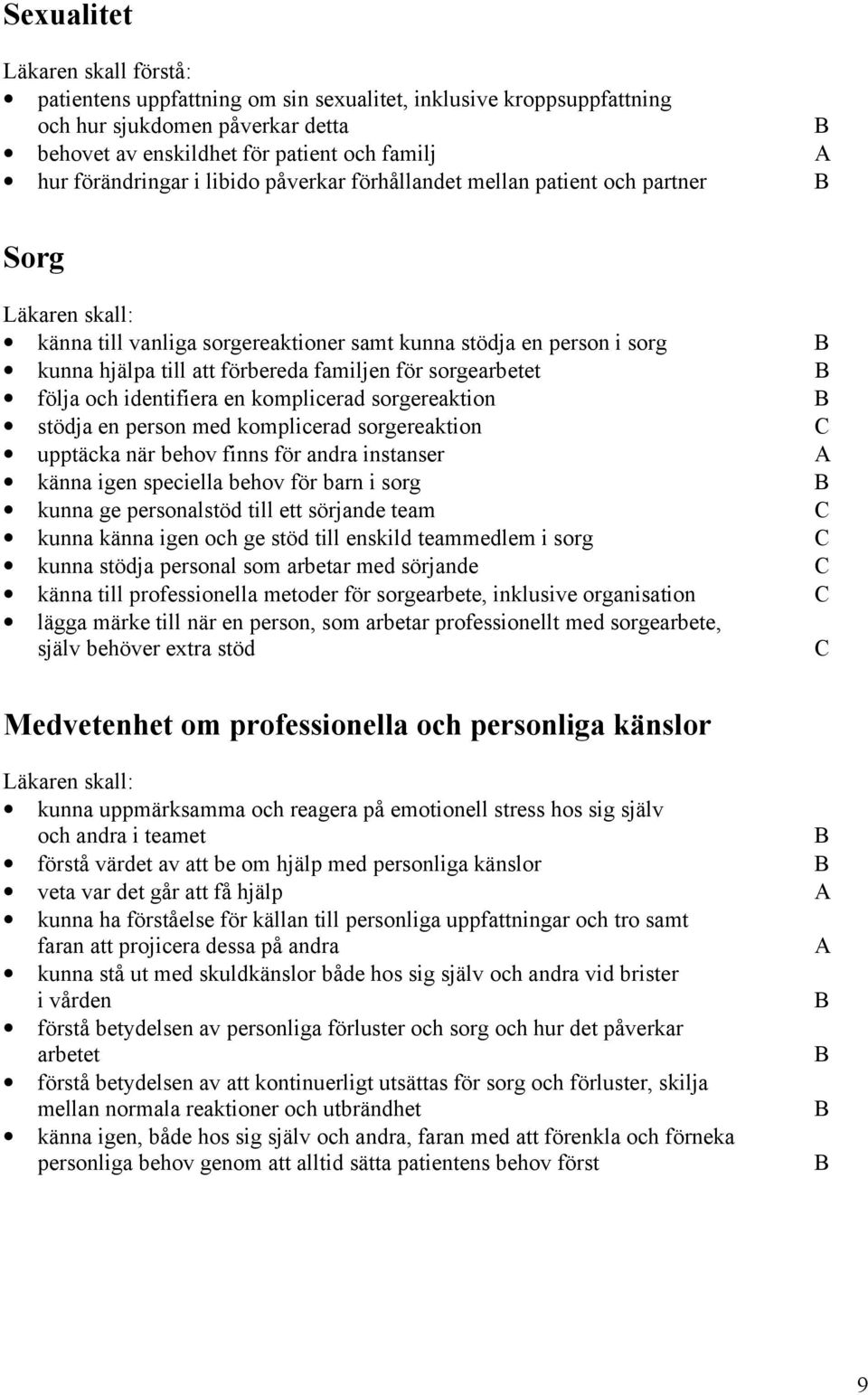 identifiera en komplicerad sorgereaktion stödja en person med komplicerad sorgereaktion upptäcka när behov finns för andra instanser känna igen speciella behov för barn i sorg kunna ge personalstöd