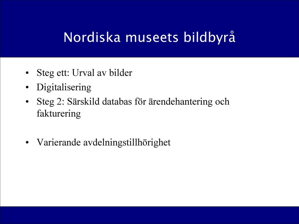 Särskild databas för ärendehantering och